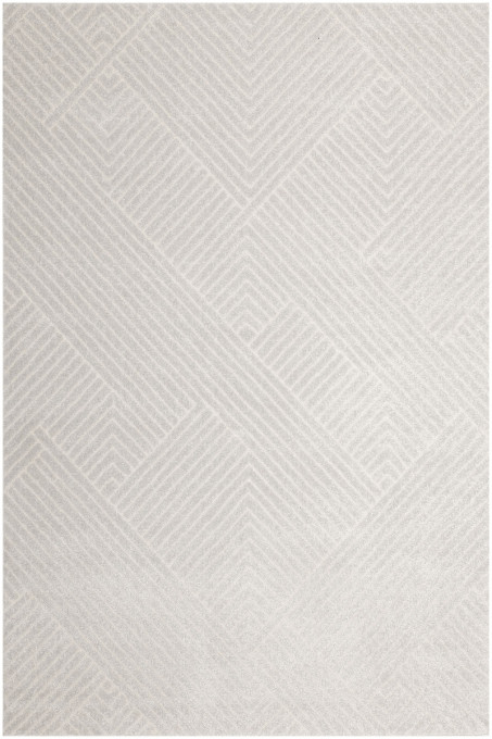 Koberec Matara N963A línie, svetlosivý / krémový