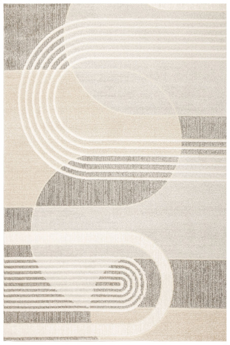 Koberec Matara N969A geometria, krémový / sivý