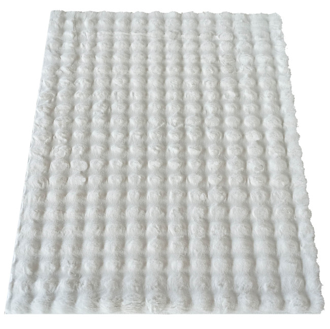Koberec MERLIN 3D biely