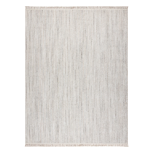 Koberec NANO EO78B biely / sivý