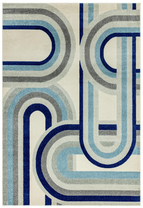 Koberec Nova NV30 Retro modrý
