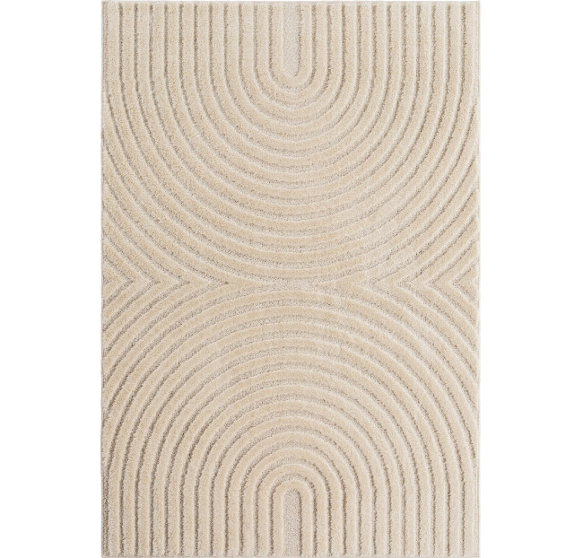 Koberec Modern ART 3D krémový