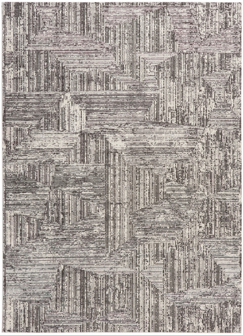 Koberec CALVIN KLEIN IRRADIANT čierny / krémový