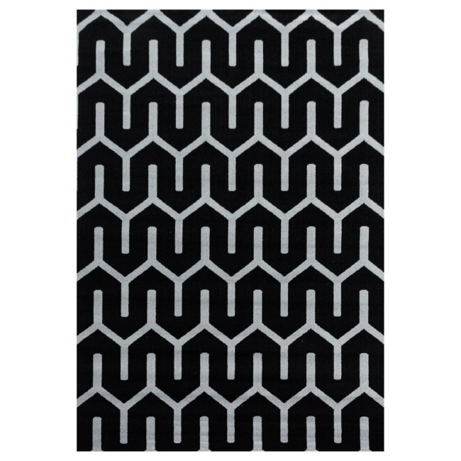 Koberec Costa rybia kosť čierny