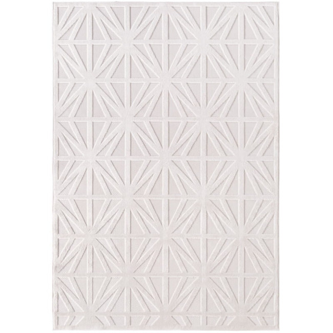 Koberec Doha 3D škandinávsky, krémový