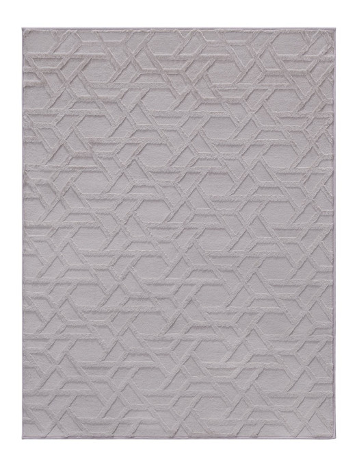 Koberec JACQUARD strieborný