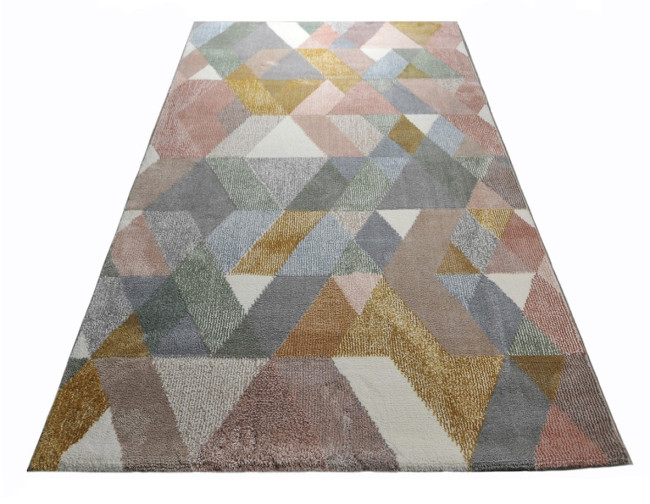 Koberec Pleasure trojuholníky, viacfarebný