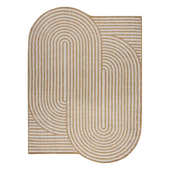 Koberec ORGANIC 2131 geometrický, krémový / naturálny