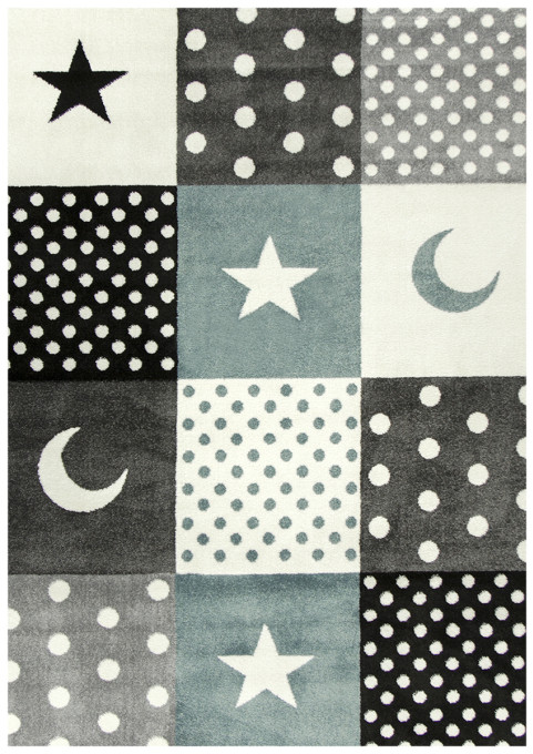 Koberec Pastel Dream 18114/190 sivo-modrý