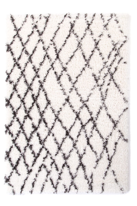 Koberec Dream mriežka, sivý