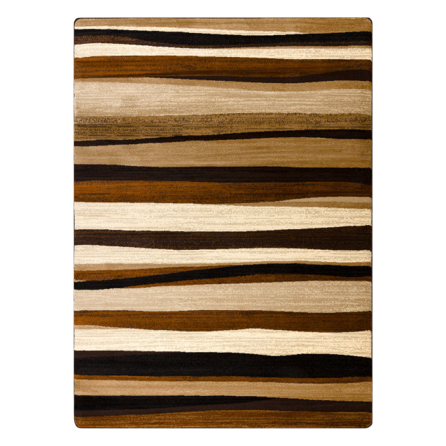 Koberec ROYAL 5374 vlny, béžový / hnedý