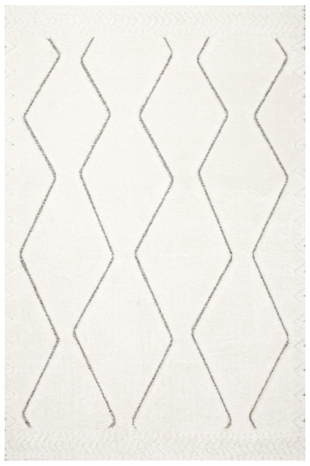 Koberec Shaggy Lula Soft IM09A svetlosivý / krémový