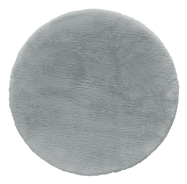 Koberec MOYO PREMIUM sivý / strieborný kruh