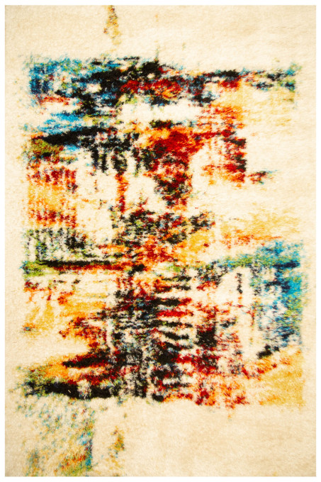 Koberec Shaggy Puffy P643 béž/žltý, abstraktný