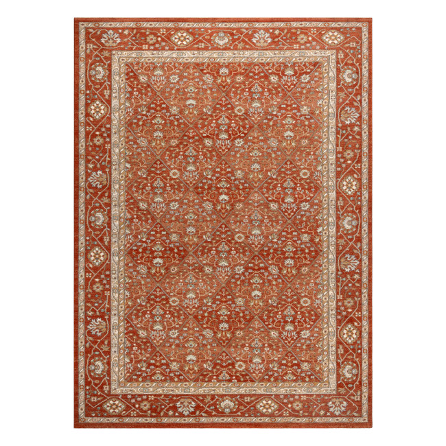 Koberec SOHO 477.27.LA300 OSTA geometrický naturálny terakotový / béžový