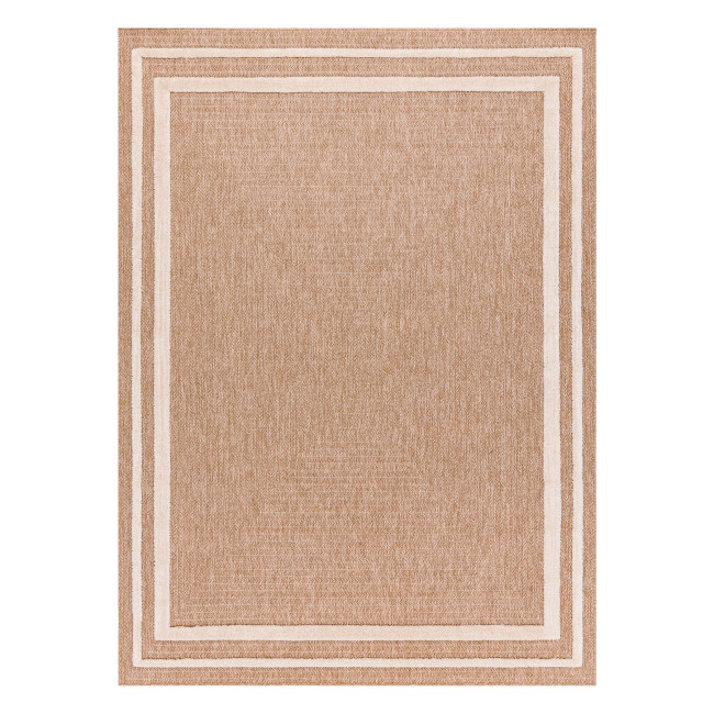 Koberec SPARK 0687A rám, béžový / krémový