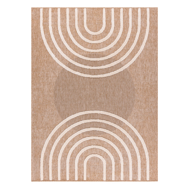 Koberec SPARK 0688A geometrický, béžový / krémový