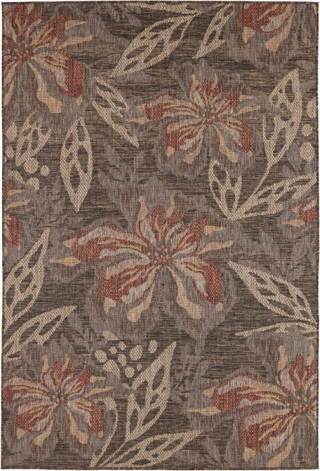 Koberec FENER Floral hnedý