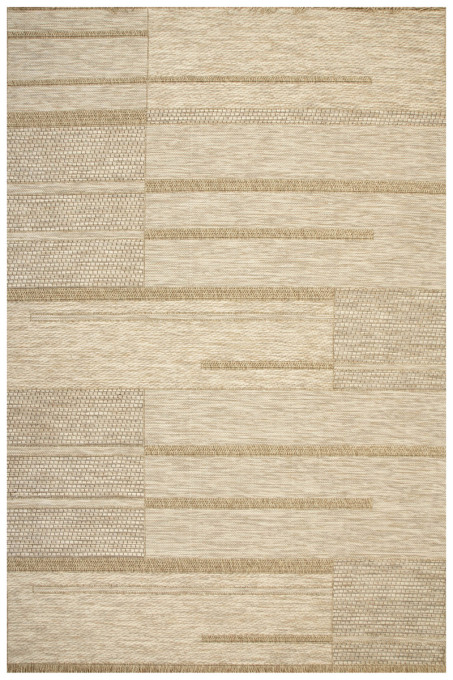 Šnúrkový koberec Oria 82VH7-Y bežový / sivý