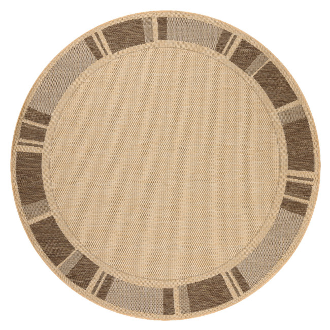 Koberec SIZAL FLOORLUX 20195 mais / coffee kruh