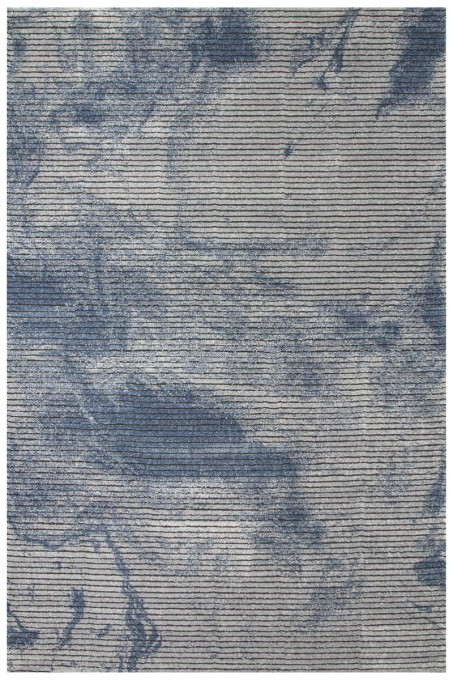 Koberec Teno QP044 pruhy, tmavomodrý