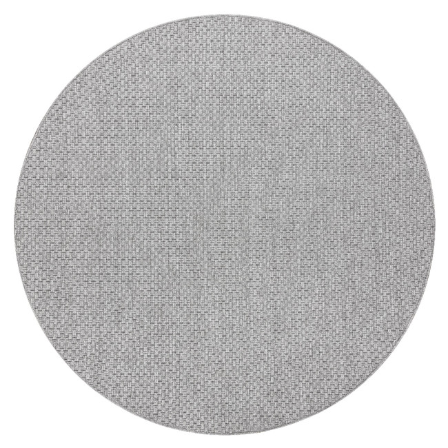 Šnúrkový koberec SIZAL TIMO 6272 kruh, svetlosivý