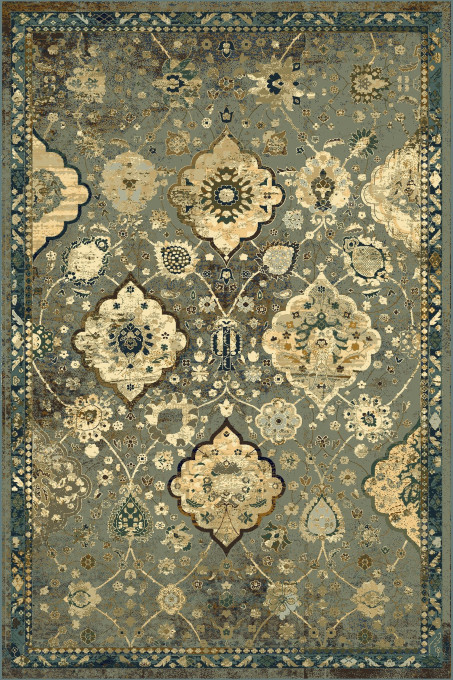 Koberec tradičný ABRASH svetlomodrý