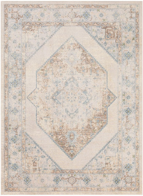 Koberec ASTRA slonia kosť / modrý