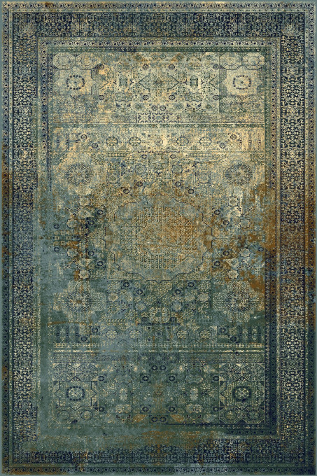 Koberec tradičný MAMLUK tmavomodrý