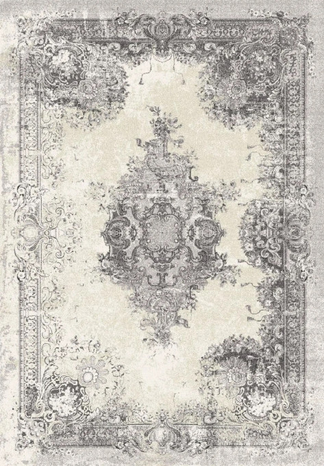 Koberec MERI sivý / krémový