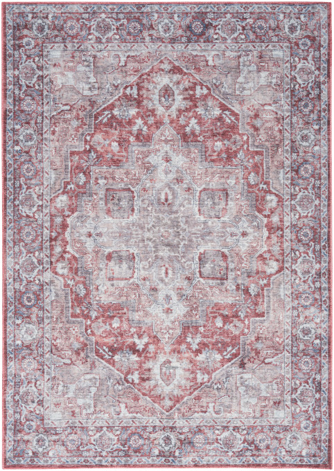 Koberec NICOLE CURTIS krémový / tehlový