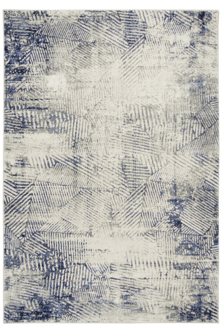 Koberec Verano C465A sivý/krémovy/modrý
