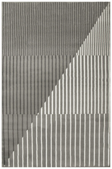 Koberec Victoria F497A lamely, svetlosivý / tmavosivý