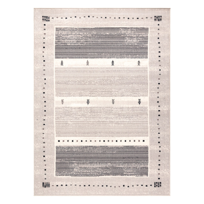 Koberec ANGEL 6553 / 52022 pruhy, béžový / sivý