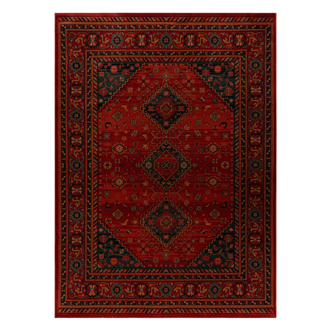 Koberec KASHQAI 4345 300 orientálny / rám, bordový