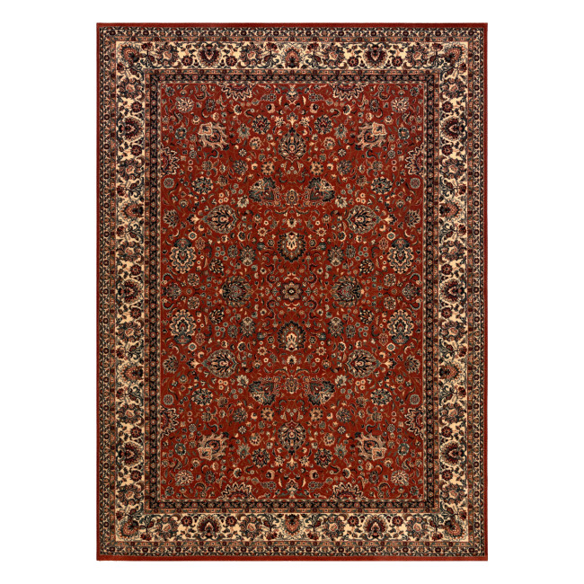 Koberec KASHQAI 4362 200 ornament, bordový / béžový