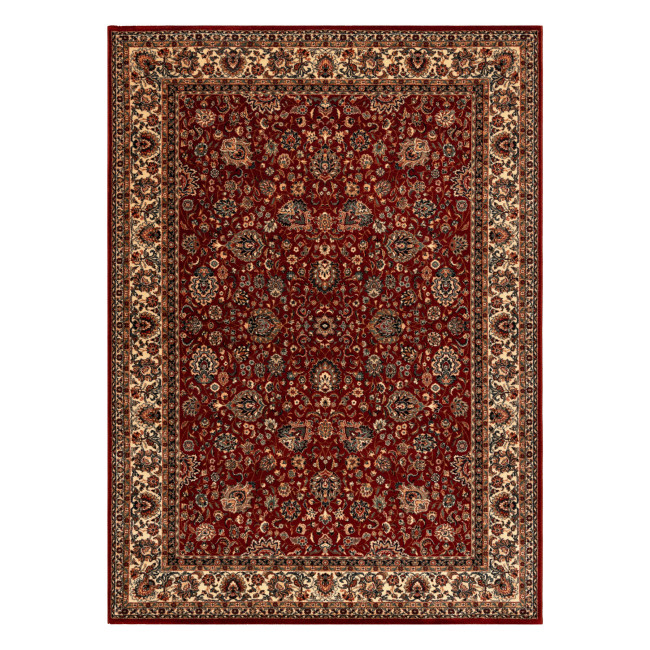 Koberec KASHQAI 4362 302 ornament, bordový / béžový