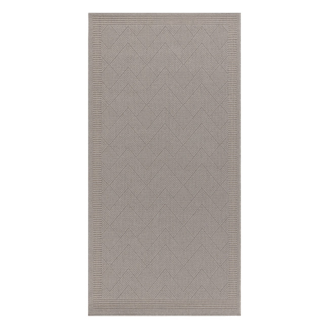 Koberec VILLA 7636/68400 cik-cak SIZAL tmavobéžový