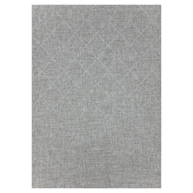 Koberec Zagora kosoštvorce, sivý