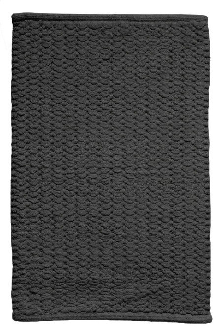 Kúpeľňový koberček Chevron sivý