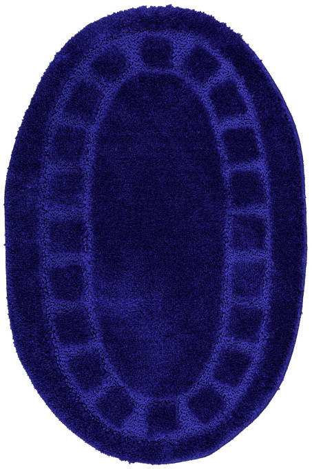 Kúpeľňový koberček Ocean modrý ovál