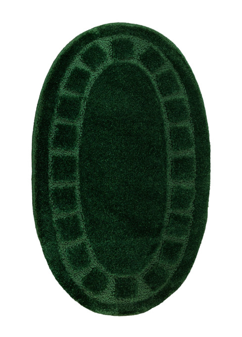Kúpeľňový koberček Ocean fľaškovo zelený ovál
