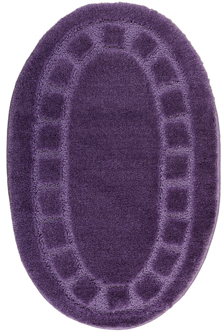 Kúpeľňový koberček Ocean fialový ovál