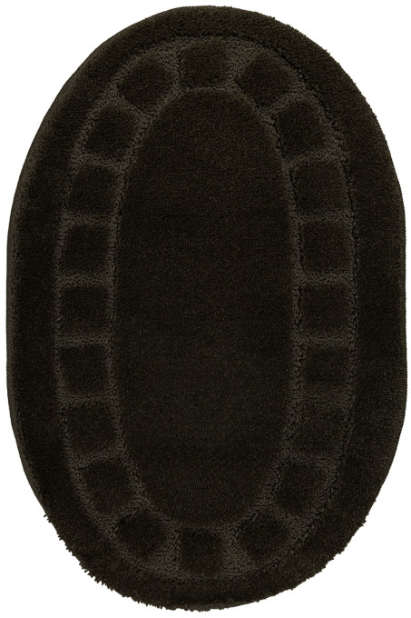 Kúpeľňový koberček Ocean hnedý ovál