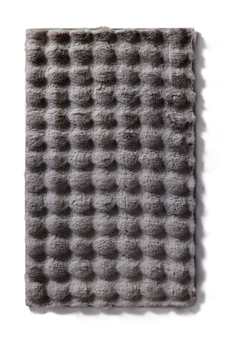 Kúpeľňový koberček Bubbles sivý