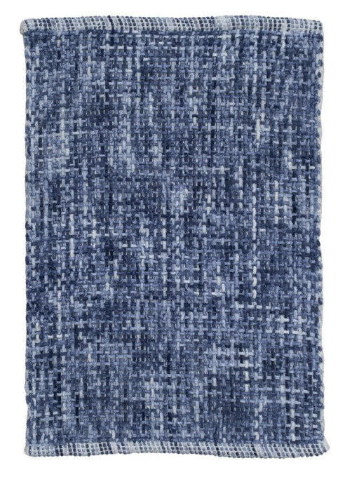 Kúpeľňový koberček CHECK modrý