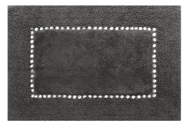 Kúpeľňový koberček CHIC oceľový