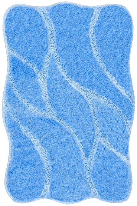 Kúpeľňový koberček Honey svetlomodrý