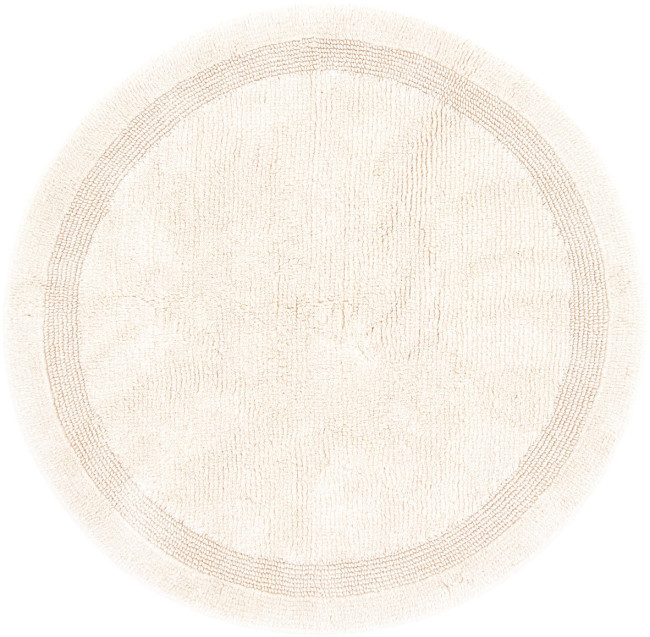 Kúpelňový okrúhly koberček Keno Elips Ecru B02