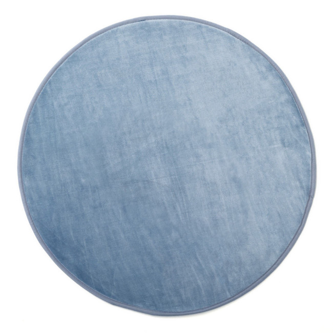 Kúpeľňový koberček Miami Viscose modrý kruh